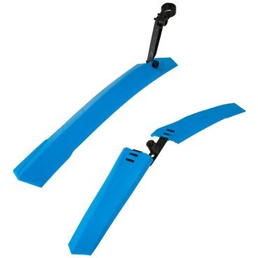 Крылья велосипедные STG XGNB-034, комплект (переднее и заднее), колесо 24-26", пластик, синий, Х9884