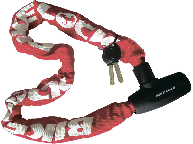 Замок-цепь D88900мм красный