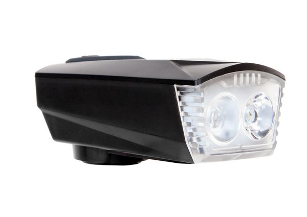 Фонарь передний STG FL1593 с элетросигналом 120 ДБ 300lm 1800 mAH черный