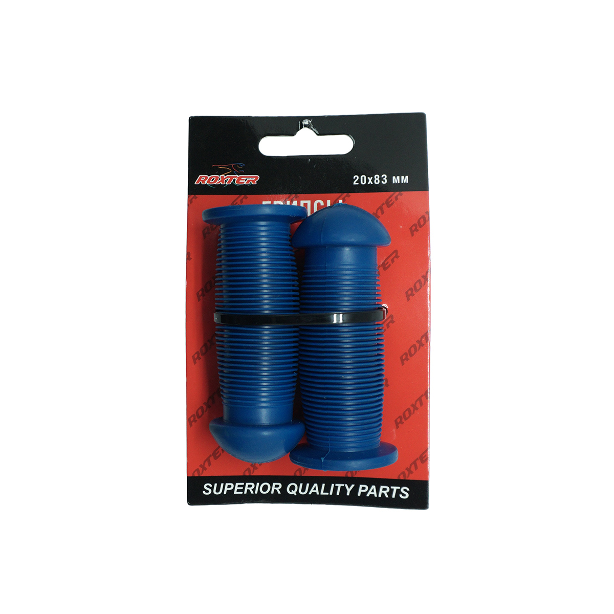 Грипсы 20х83 син, в торг.уп.