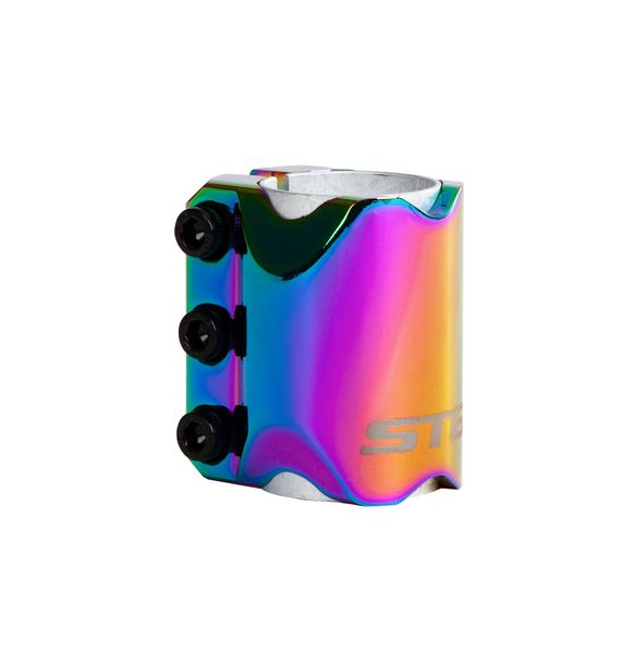 Зажим для трюкового самоката на 3 болта для компрессии HIC, неохром