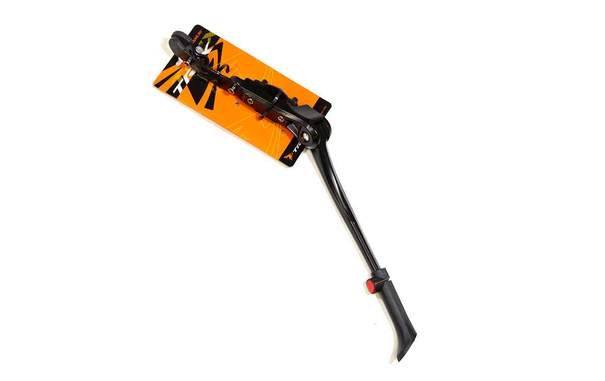 Подножка TRIX  24-29, алюминиевая, крепление на 2 пера, регулируемая, черная (20)