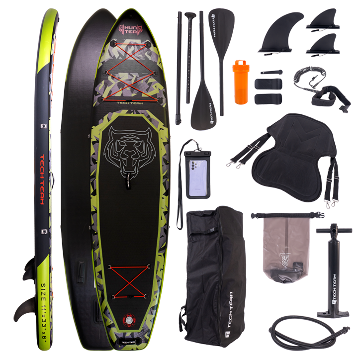 Сапборд Hunter (Green) 335x83x15 см (сиденье в комплекте)