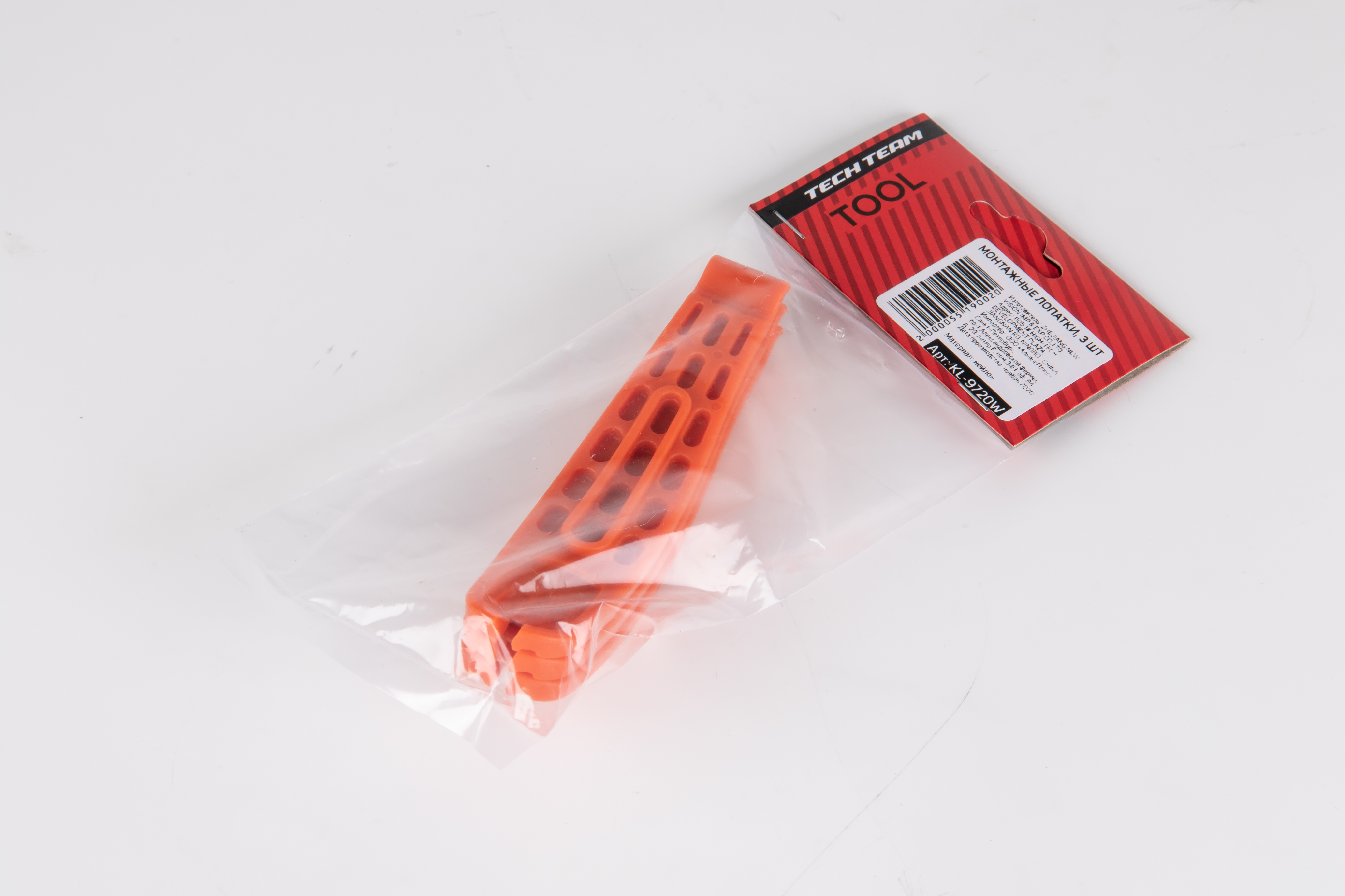 Монтажные лопатки, 3шт, нейлон, оранжевые KL-9720W 1/100 KL-9720W