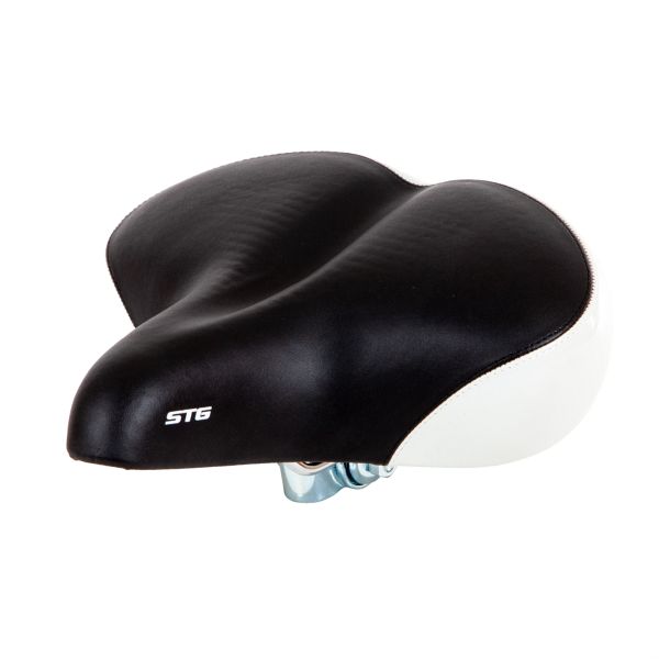 Седло STG YBT-8045, черный с белым