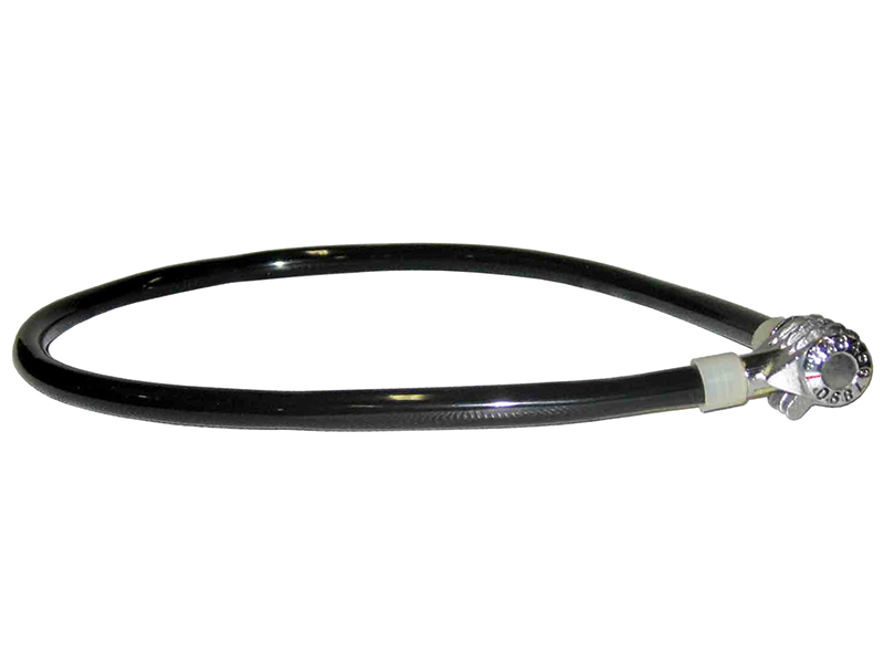 Замок TY-604 тросовый 4,5х650мм с кодом 3 цифры, чрный