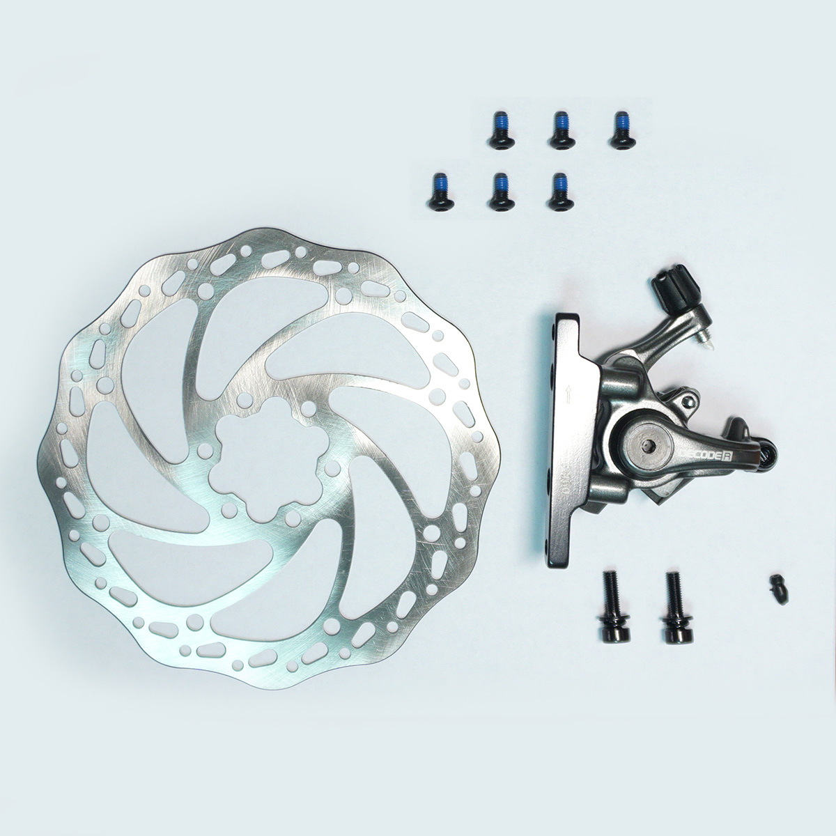 Тормоз дисковый механический пер. PROMAX DECODE двухпоршневой, регулировка без инструментов, FM, с р