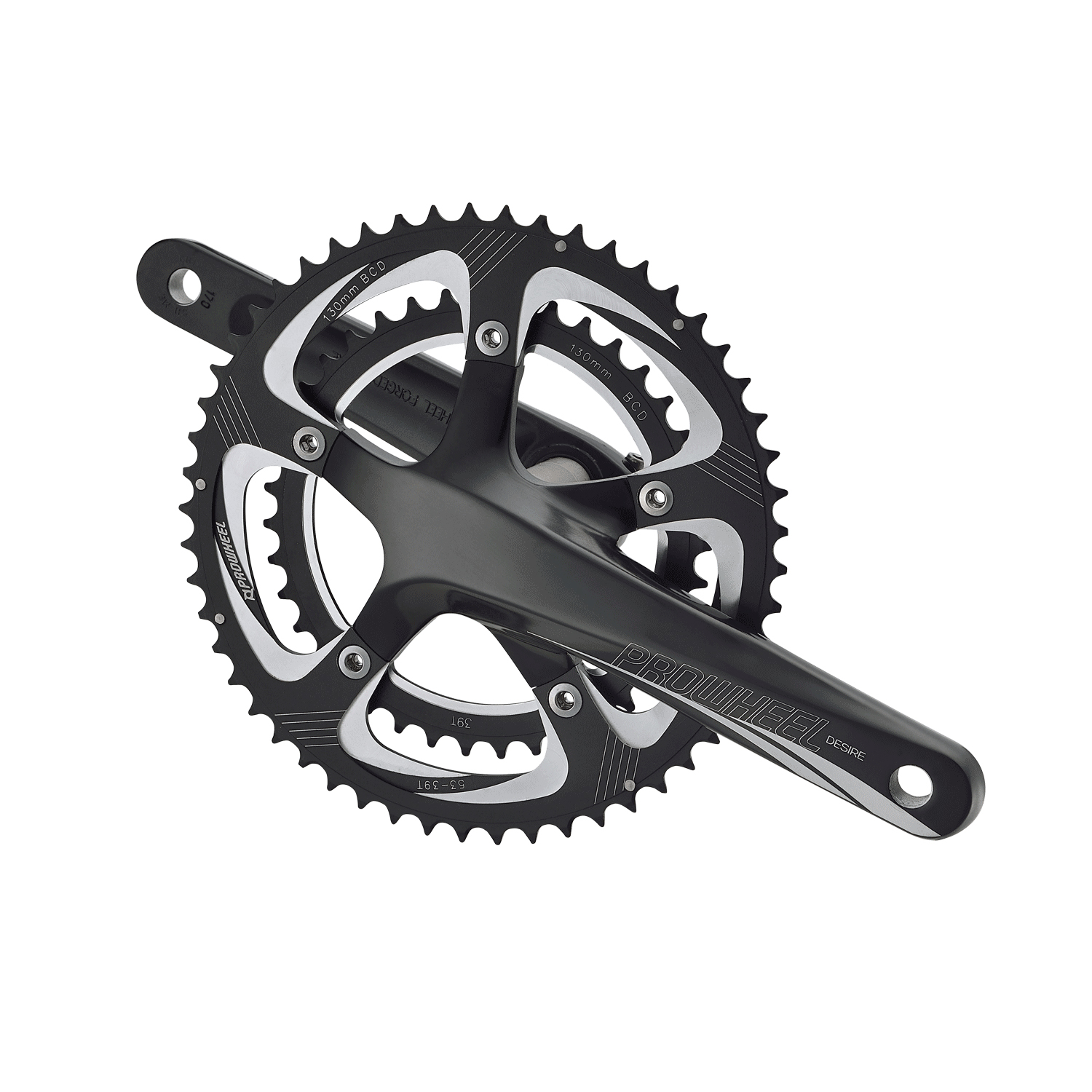 Система DESIRE-621-TT-1, шатун 170, Forged AL-6061-T6, совместимость 11S, 10S, линия цепи 43.5мм, BC