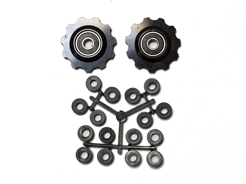 MR.CONTROL Звздочки заднего переключателя PUL-110 универсальные на промподшипнике, алюминий, комплек