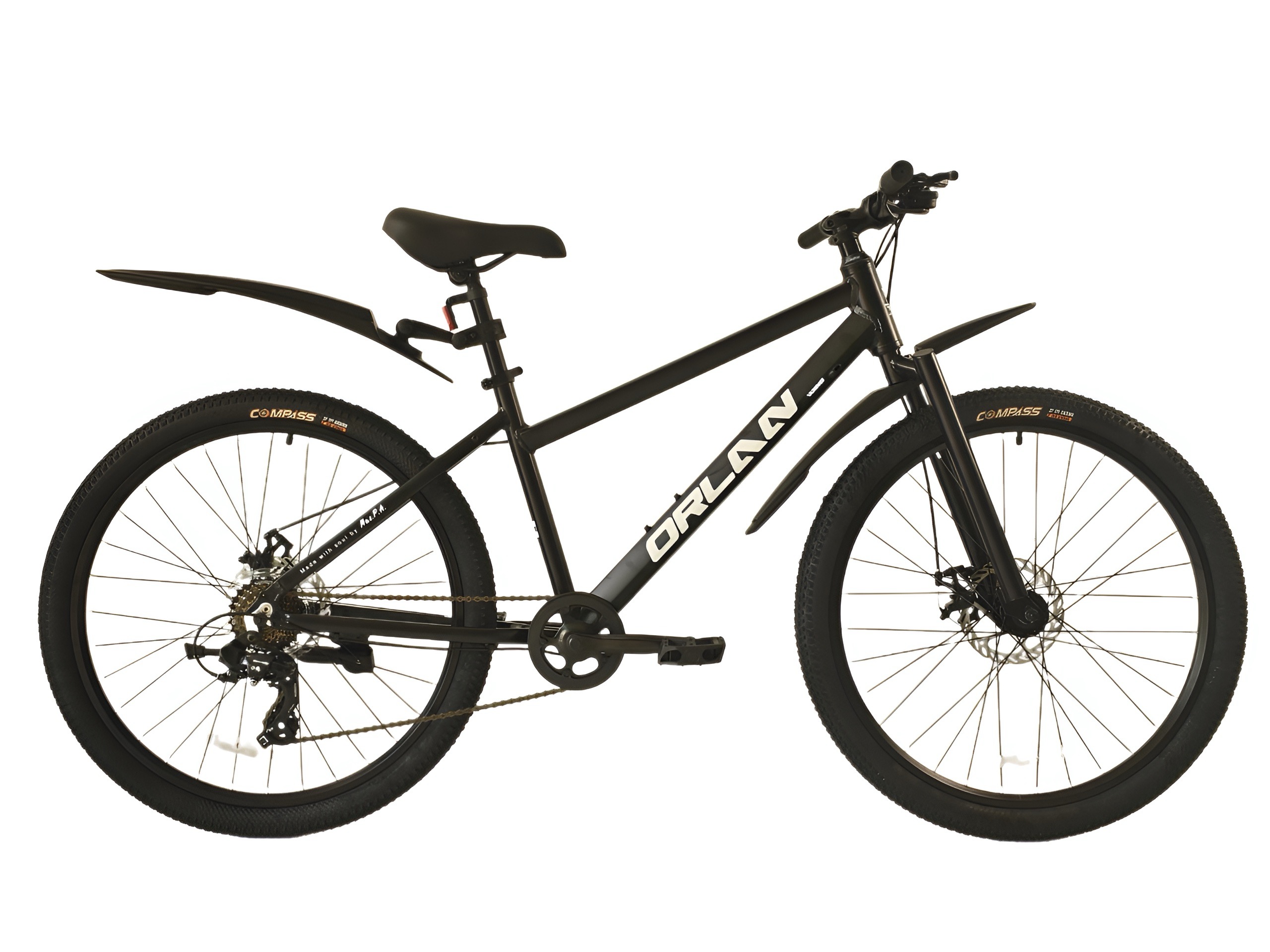 Велосипед ORLAN WING 26" SHIFT 2.0 черный, алюминий, размер 14