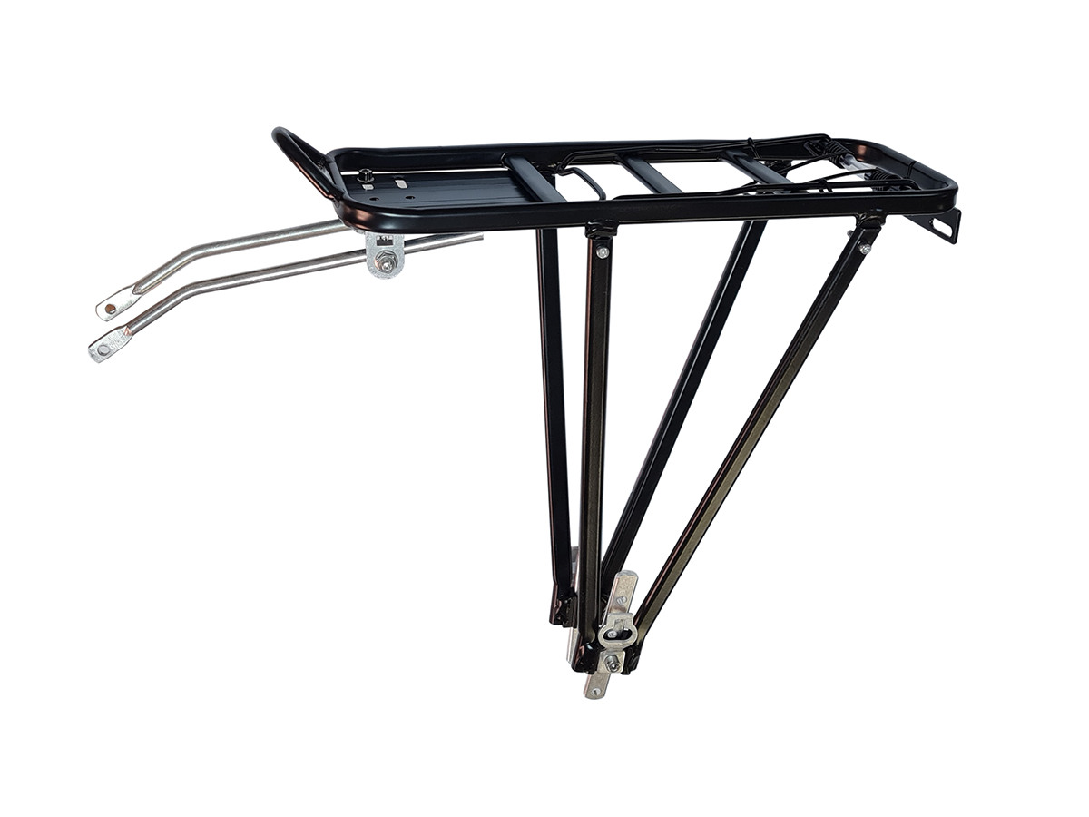 Багажник HS-019B 26-28, алюминий, с пружиной, чрный