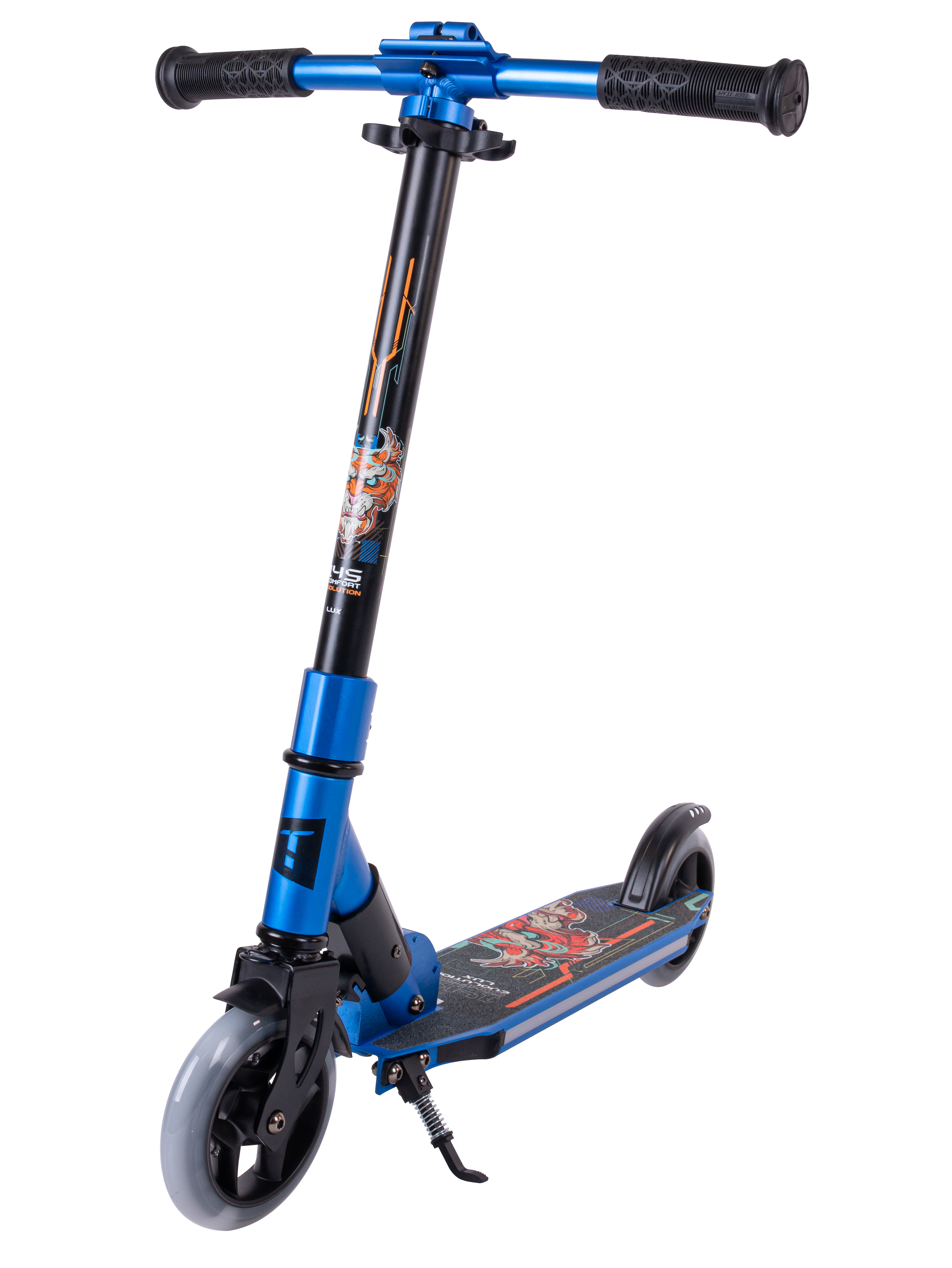 Самокат Comfort 145 evolution  lux blue 1/4