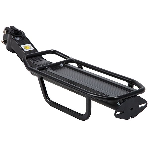 Багажник для велосипеда 26-28, задний KWA-618-06 на подс.трубу , алюм., черн.