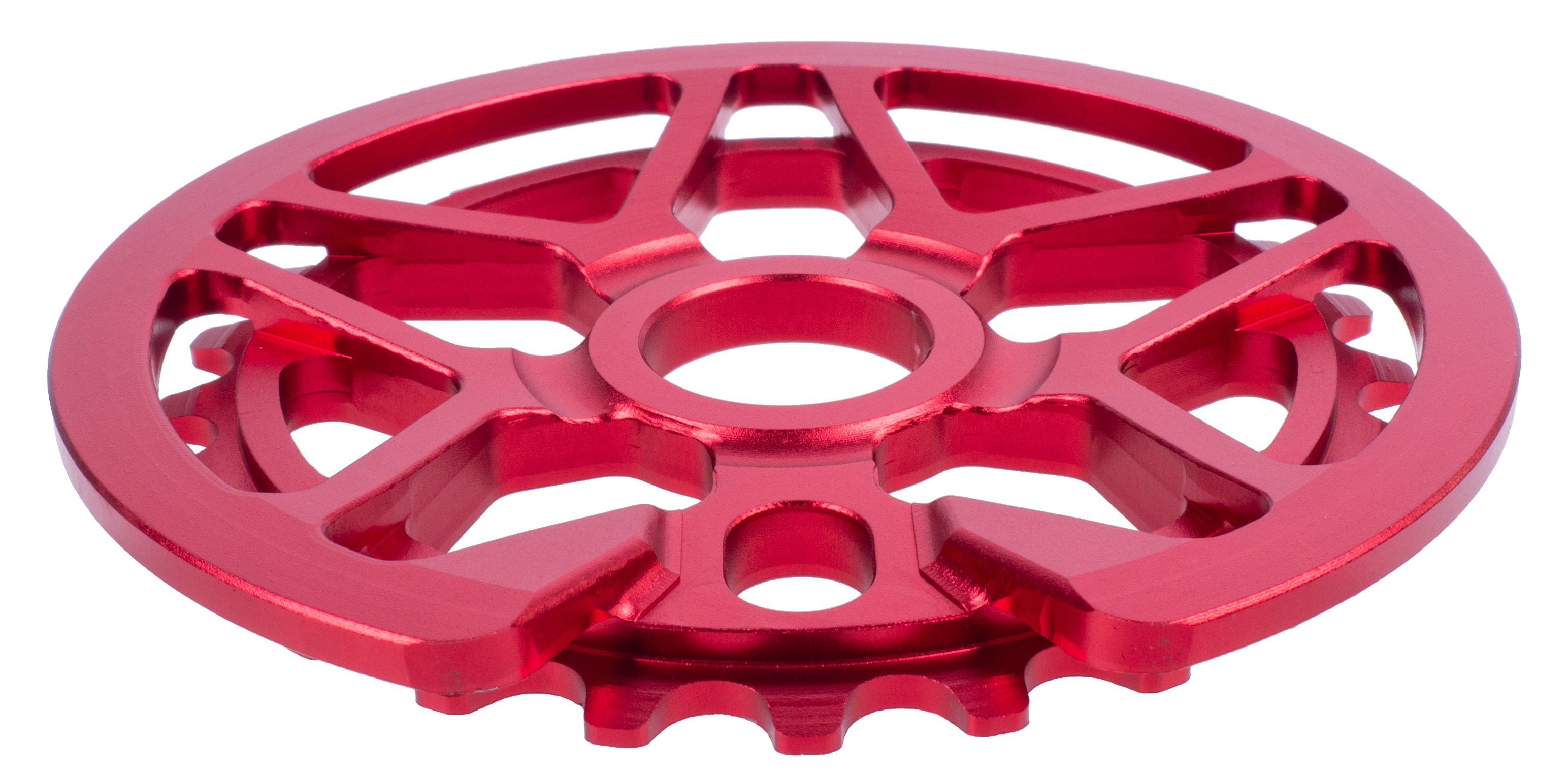 Звезда передняя для БМХ с гардом 25T алюм, Звезда красная KL -C311, red