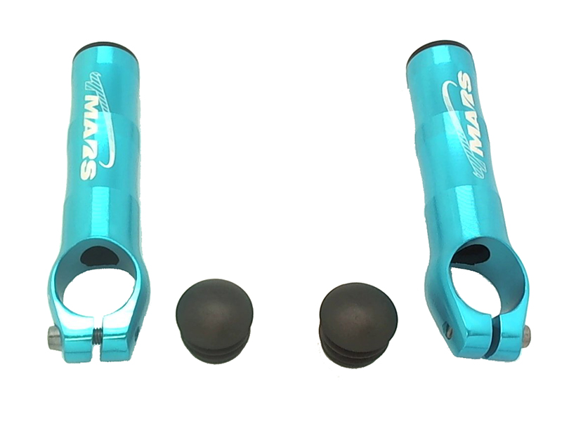 Рога SD-218M, алюминий 6061, D22,2мм, длина 82мм, вес 58г, голубые