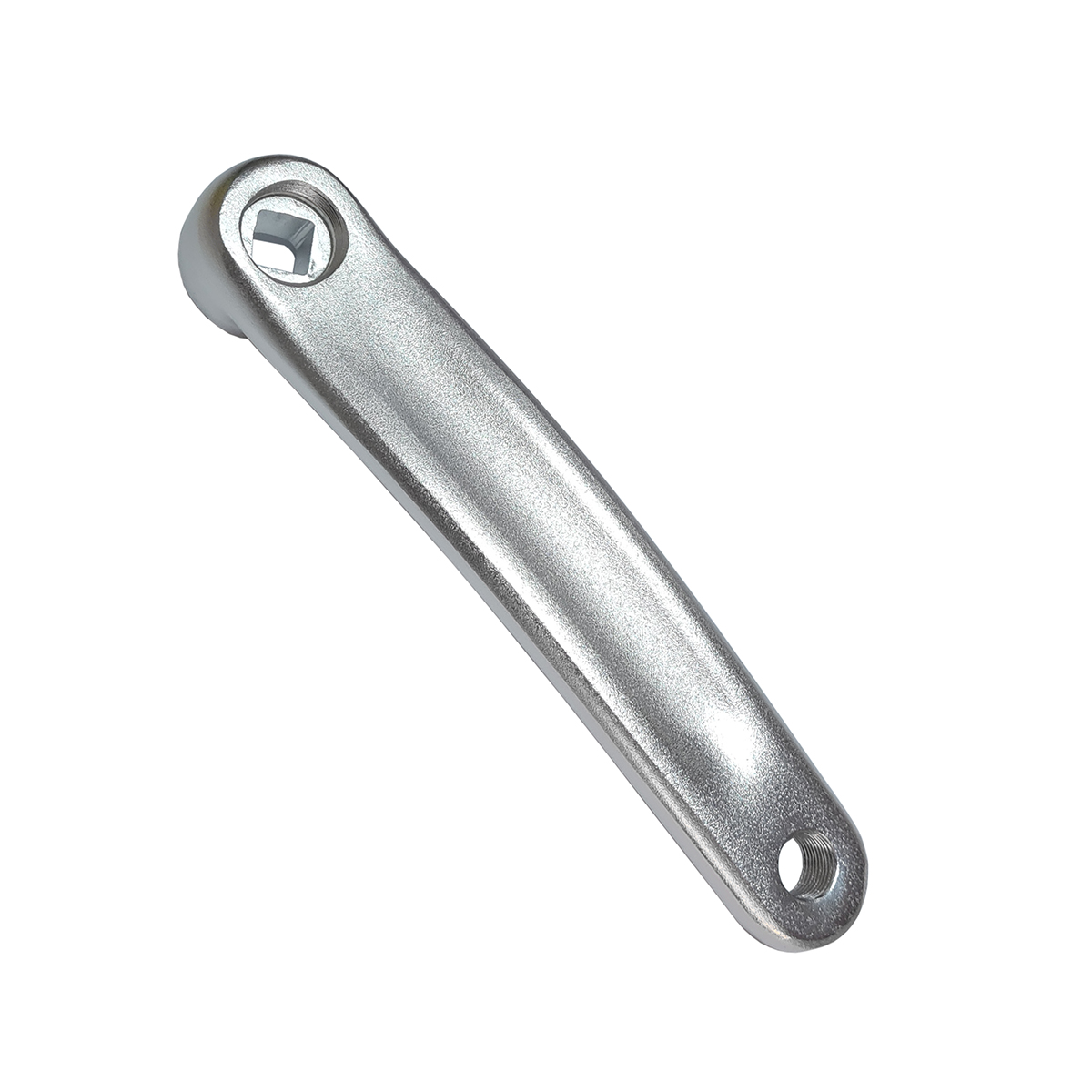 Шатун A04 левый алюм. 170мм под ромб серебристый