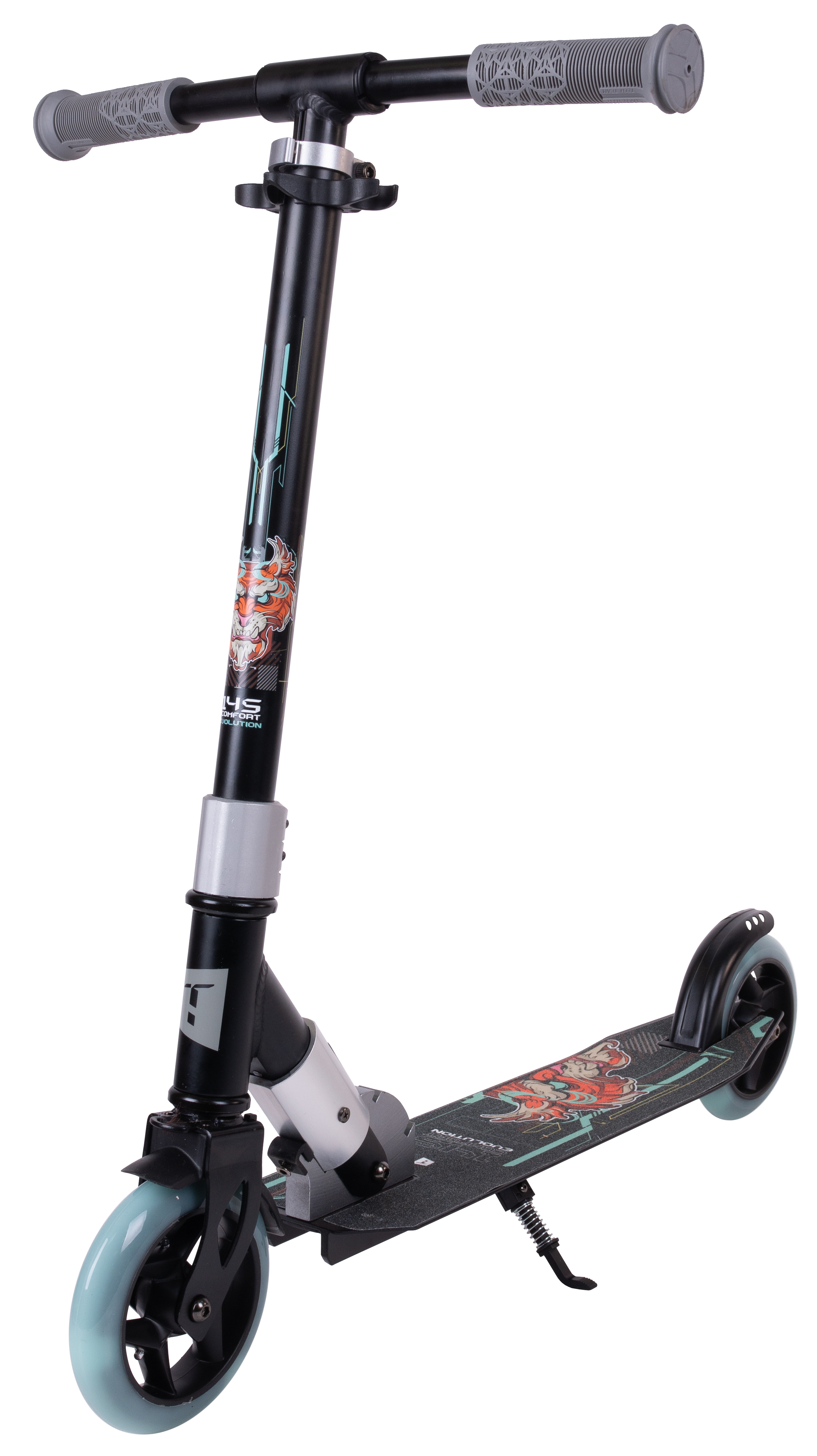 Самокат Comfort 145 evolution black 1/4