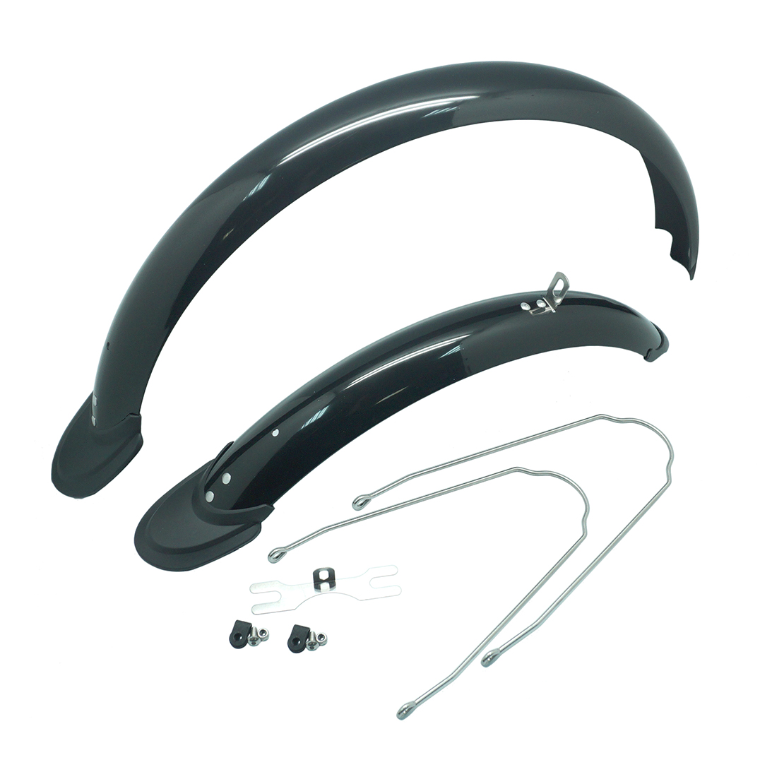 Крылья ПВХ с одинарными стойками 58мм 26 чрные