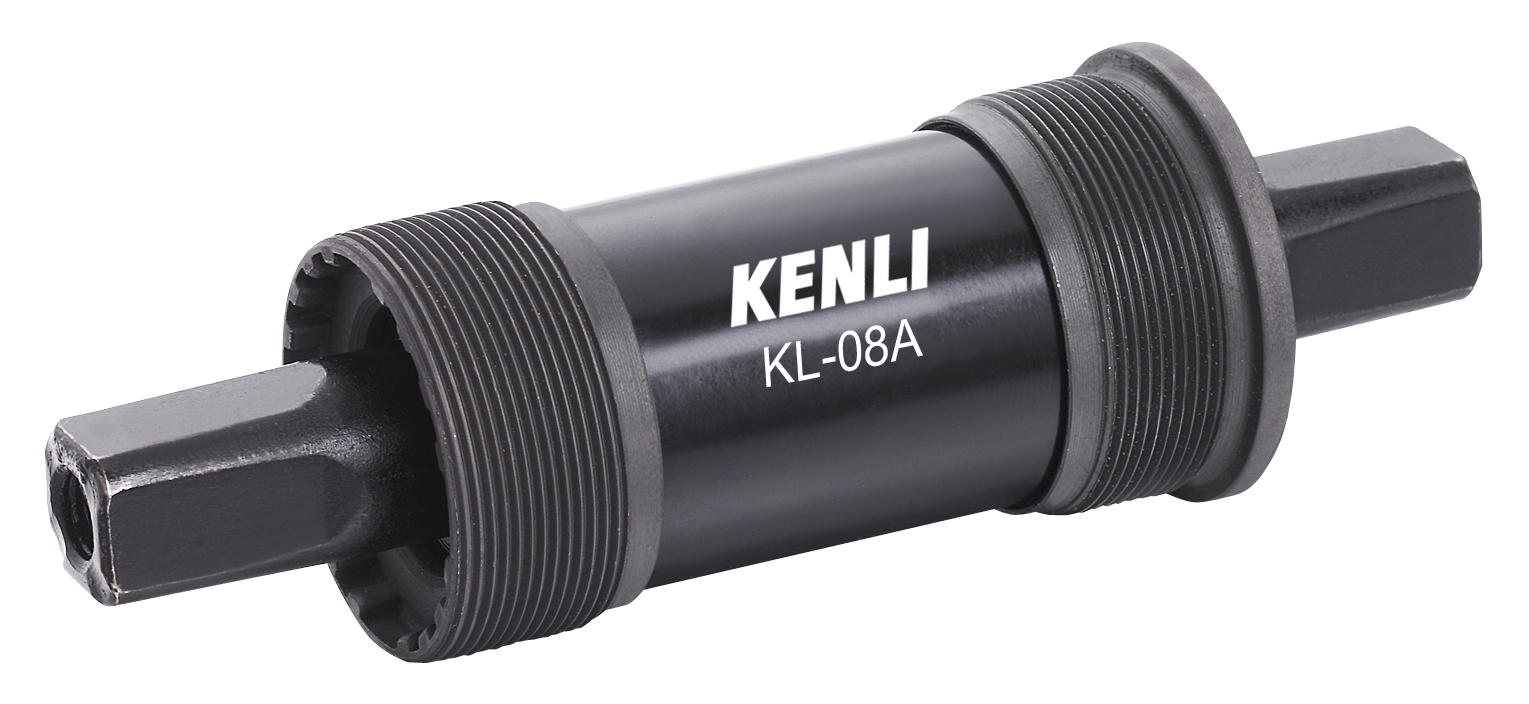 Каретка Kenli резьба BC 1,37х24T L/R, пром. подшипники, LBB68х126 мм, сталь BB-KL-08A-68/126-B