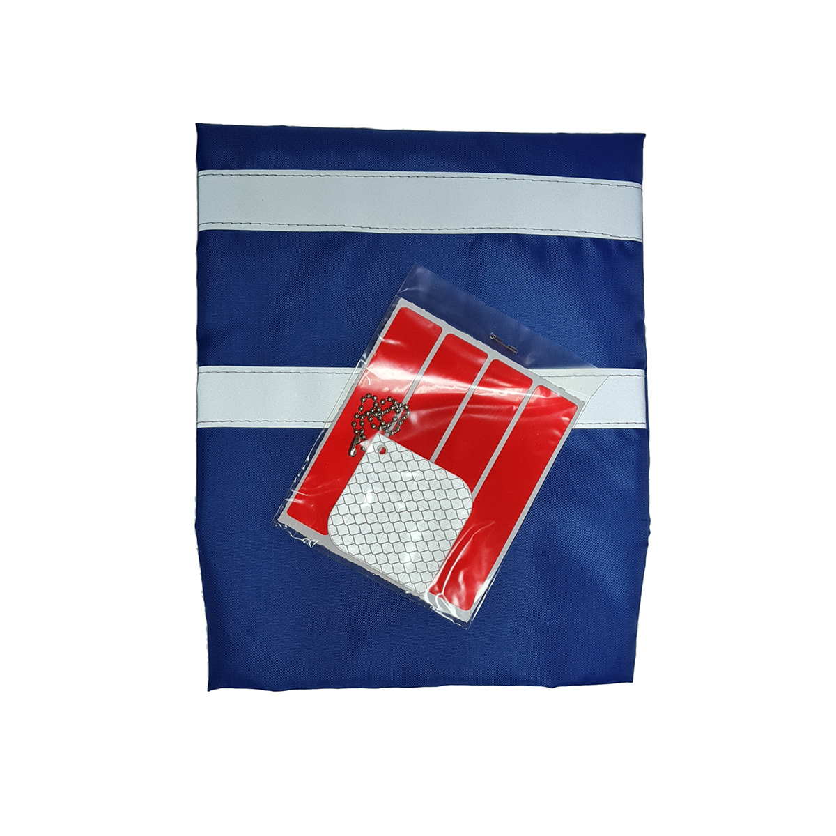 Сигнальный набор юного пешехода (мешок 32х42см, василек, подвес 50х50мм, наклейка 100х85 мм) COVA