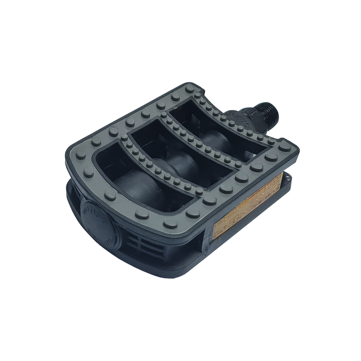 WELLGO Педали LU-T9, CITY/TREKKING, пластик/Kraton, ось из бористой стали, 9/16, с подшипниками, 103