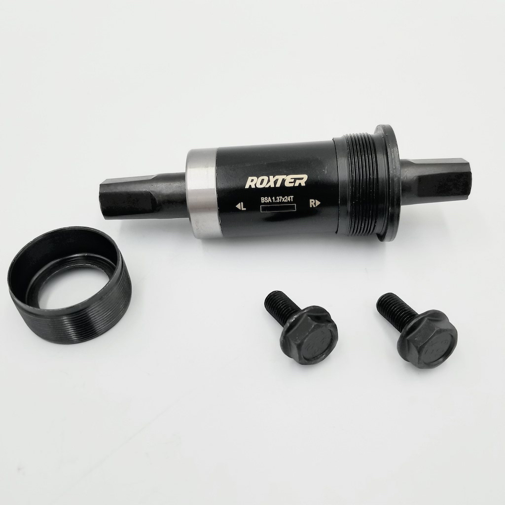 Каретка-картридж MTB BC 1.37X24T L/R 68/113 мм, стальные чашки, стальной корпус, 2 промподшипника, в