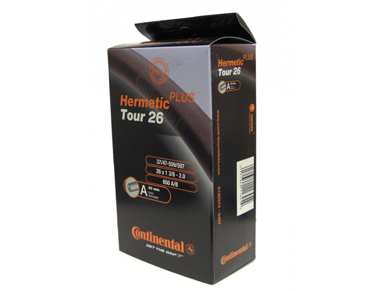 Continental Камера Tour 26 (650C) Hermetic Plus, 37-559 / 47-597, A40