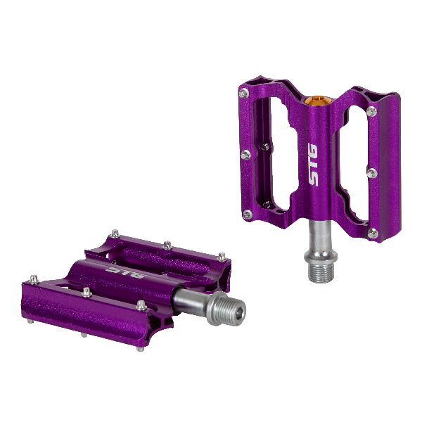 Педали STG BC-PD213 алюм, на пром подшип.Фиолет