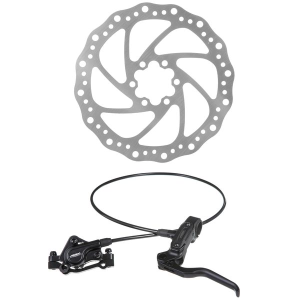 Тормоз гидравлический дисковый Artek ADC-SLP1 передний 750 мм ( ручка,калипер,супорт с болтами в ком