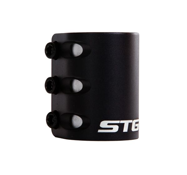 Зажим с проставкой для трюкового самоката на 3 болта для компрессии HIC, черный