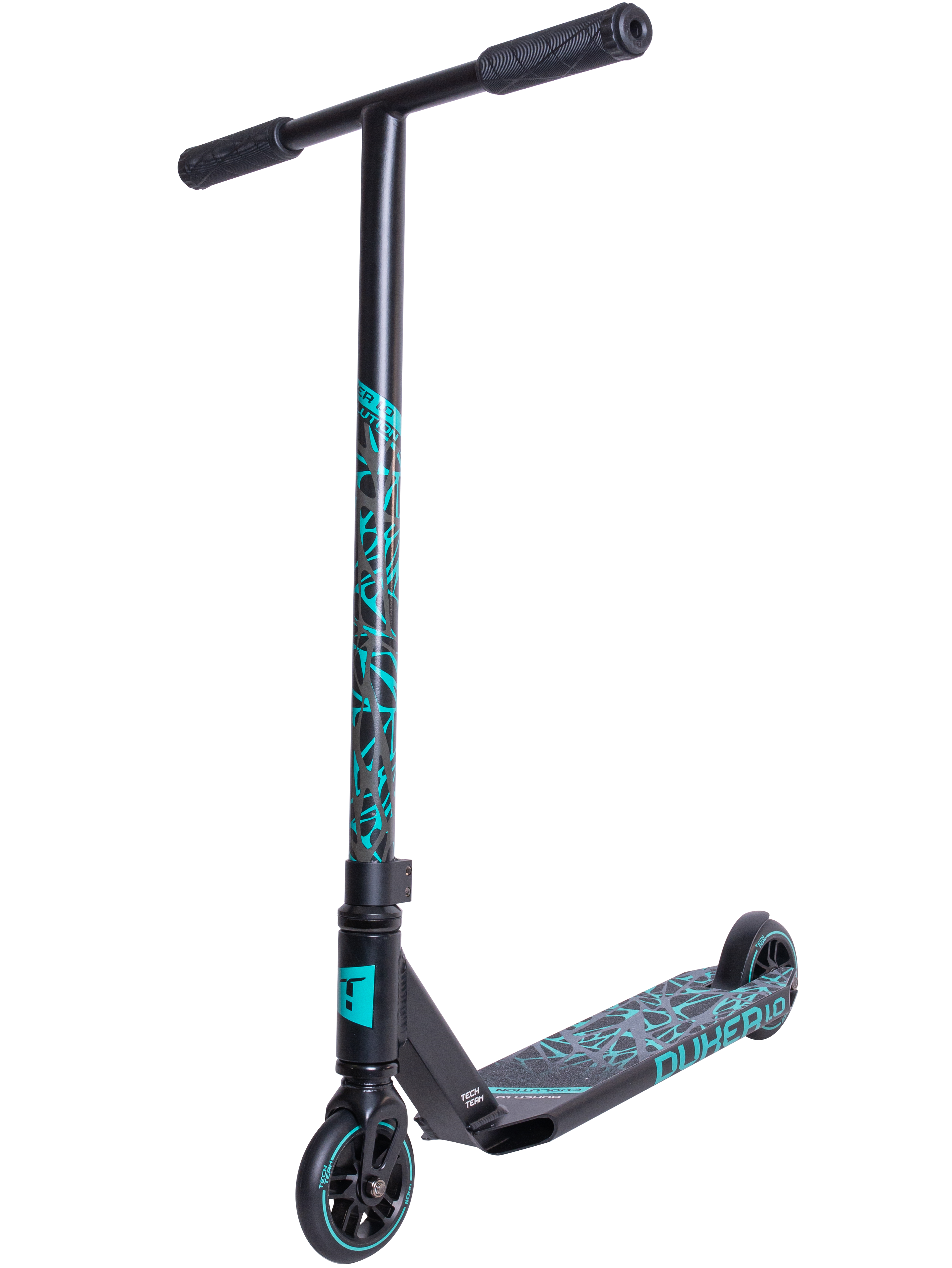 Самокат трюковой Duker 1.0 black/celadon 1/4