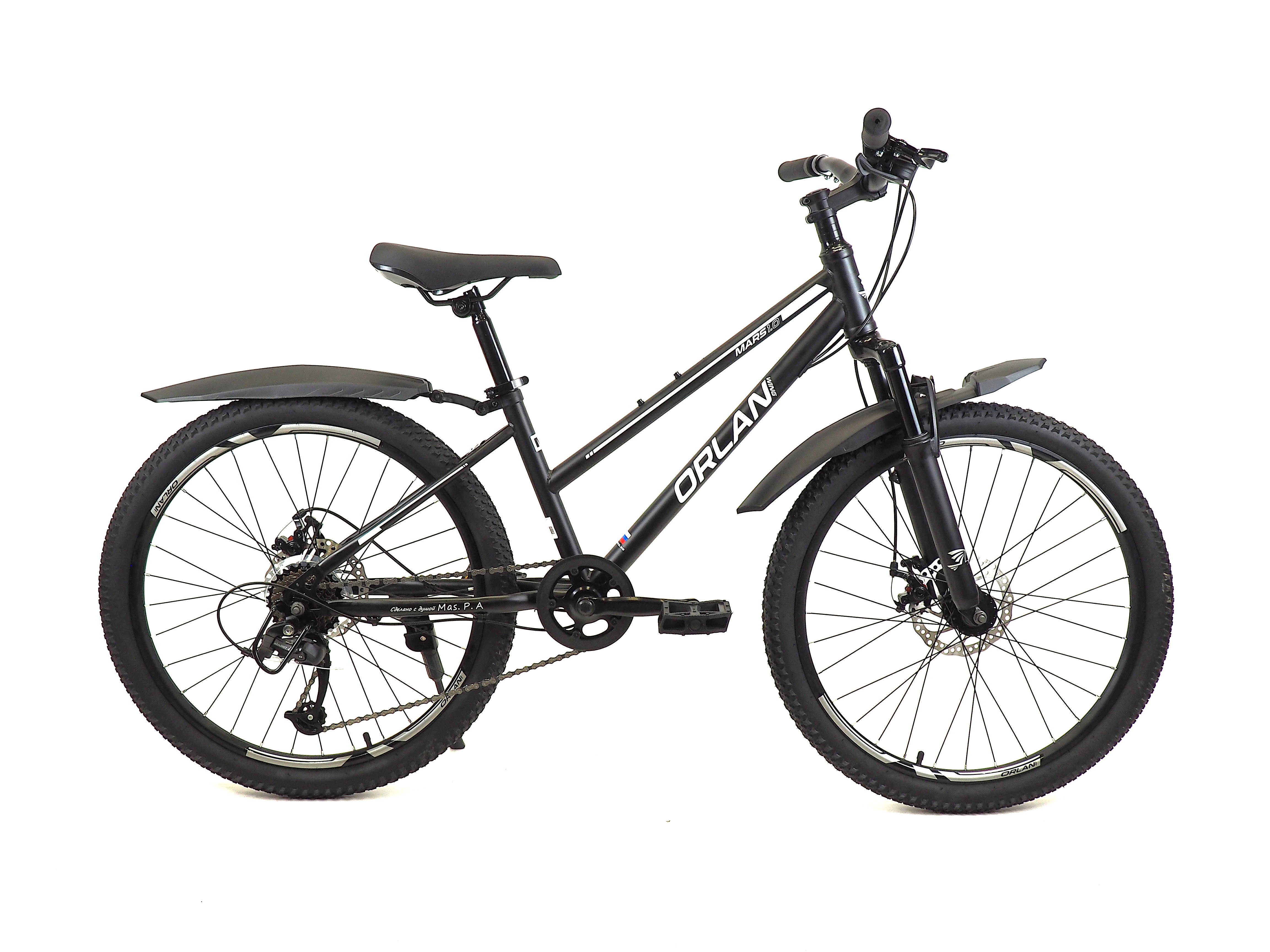 Велосипед ORLAN WING 24" MARS 1.0 черный, сталь, размер 12