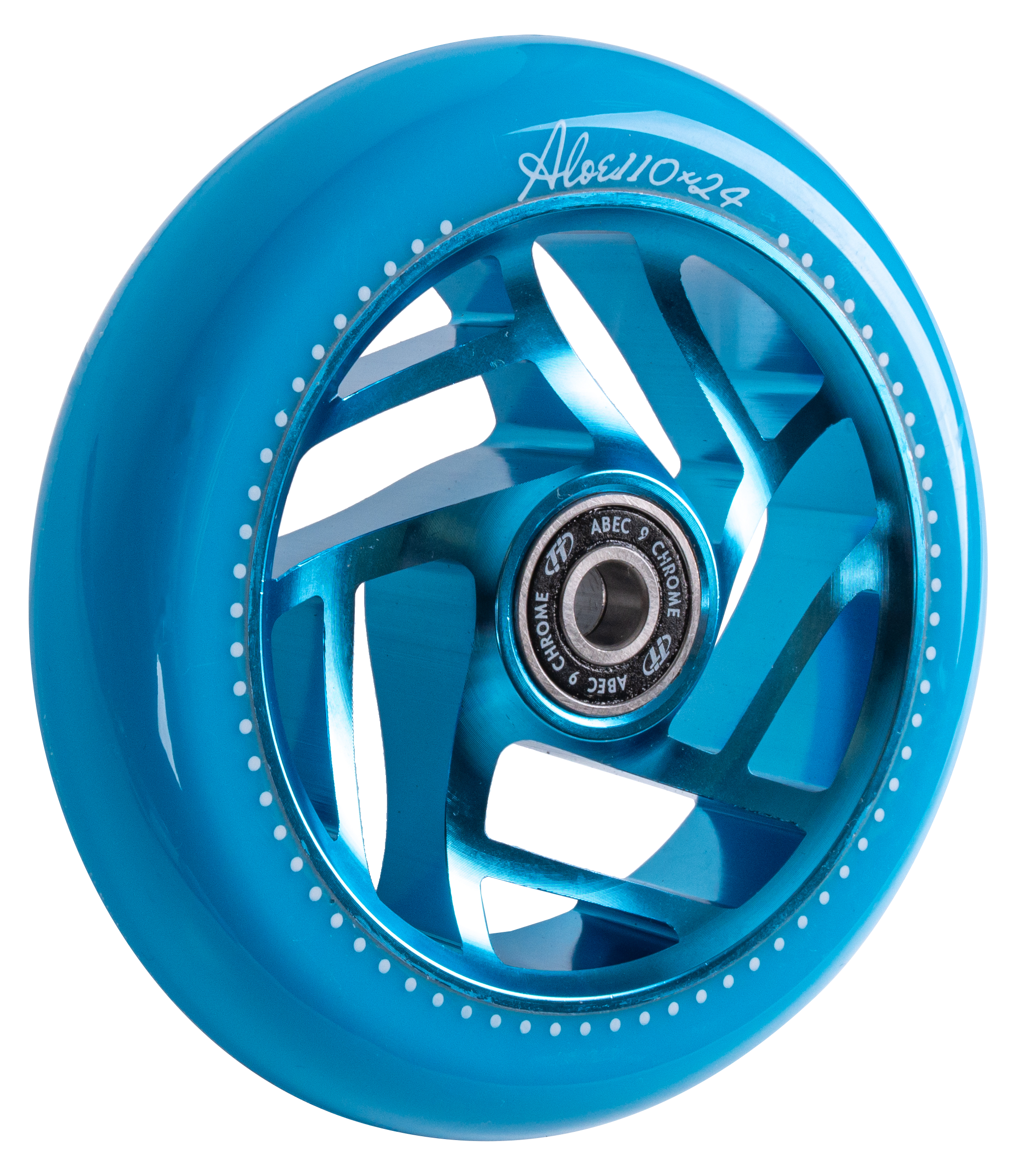 Колесо для самоката X-Treme 11024мм, Aloe, blue