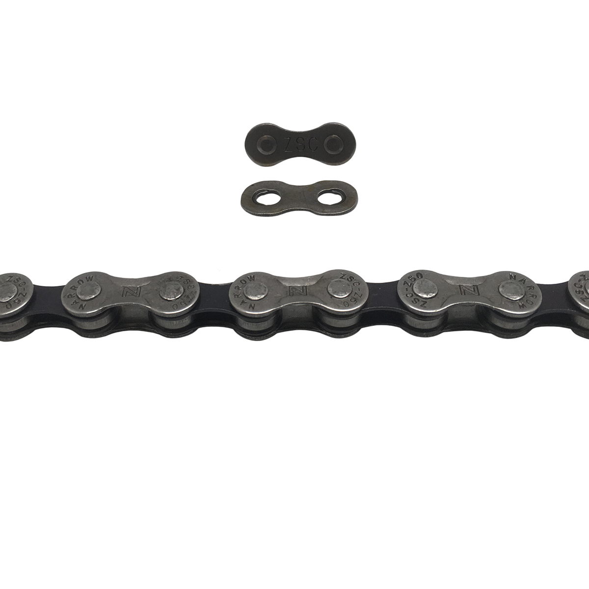 Цепь Z50, 7 ск. индексная, 1/2x3/32x116L, серая,, в торг.уп.