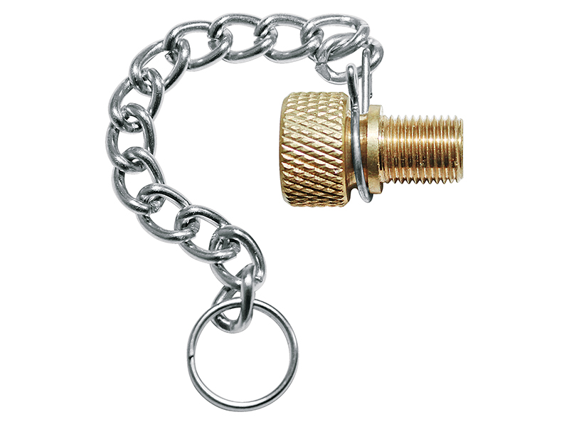 Адаптер ниппеля резьбовой с прокладкой для классической головки с фиксатором, SCHRADER - PRESTA/DUNL