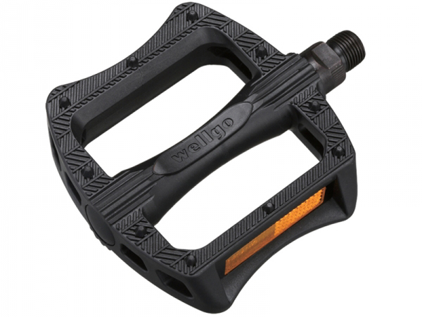 WELLGO Педали B123, BMX, пластик, ось Cr-Mo, с подшипниками, 111х99х27мм, 288г, чрные