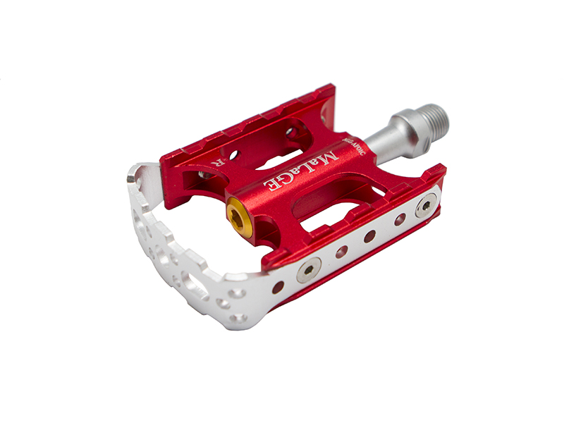 Педали mlg-AF01C алюминиевые CNC, 76х67х23мм, ось CrMo, 1 шариковый подшипник  1 подшипник скольжени