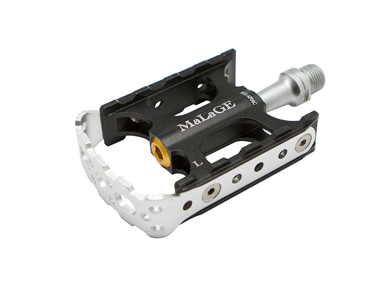 Педали mlg-AF01C алюминиевые CNC, 76х67х23мм, ось CrMo, 1 шариковый подшипник  1 подшипник скольжени