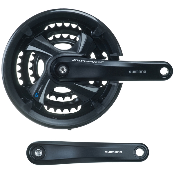 Система шатунов Shimano FC-TX801,TOURNEY TX,FOR REAR 7/8-SPEED, 170MM, 48X38X28TW/CG, CHAIN CASE COM