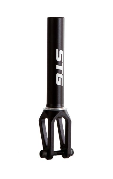 Вилка для трюкового самоката для размера колес 100-120мм, алюминий, черный