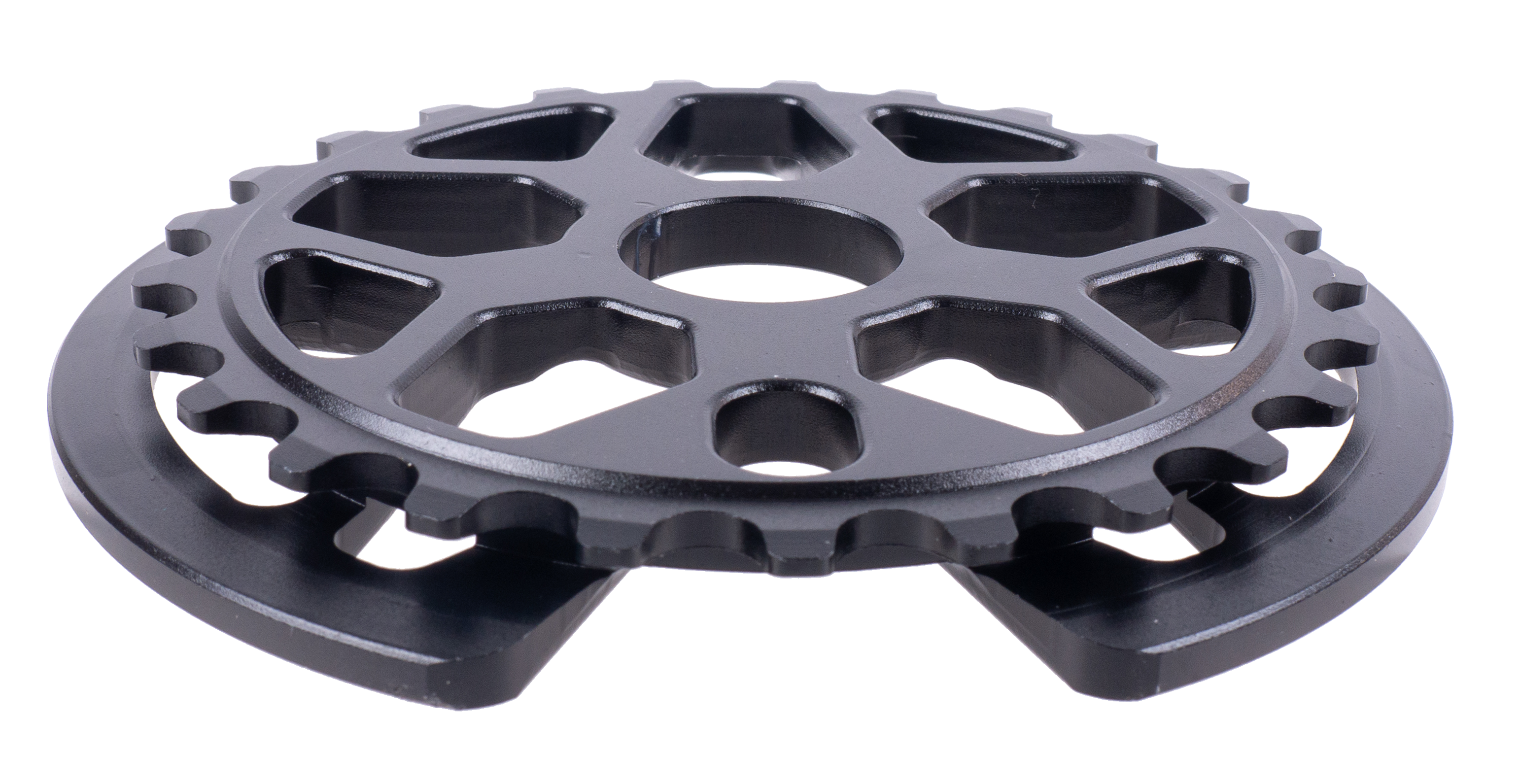 Звезда передняя для БМХ с гардом 25T алюм, Звезда черная KL -С311, black