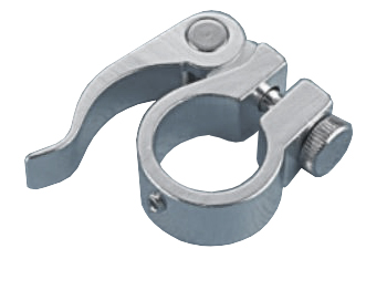 Зажим подседельный 25,4мм с эксцентриком, с фиксирующим болтом, алюминий