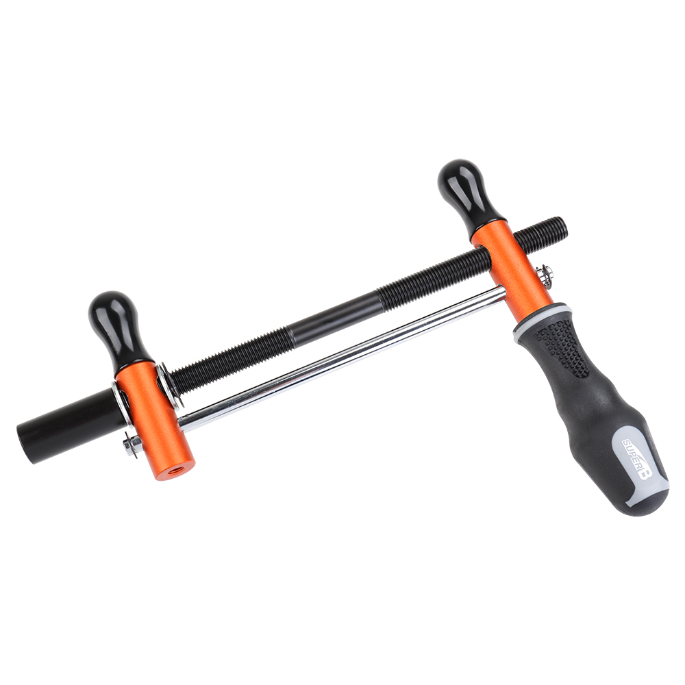 SUPER B ТВ-1944 Инструмент для сжатия/разжатия стальных перьев вилки/рамы, торг.упаковка. Расстояние