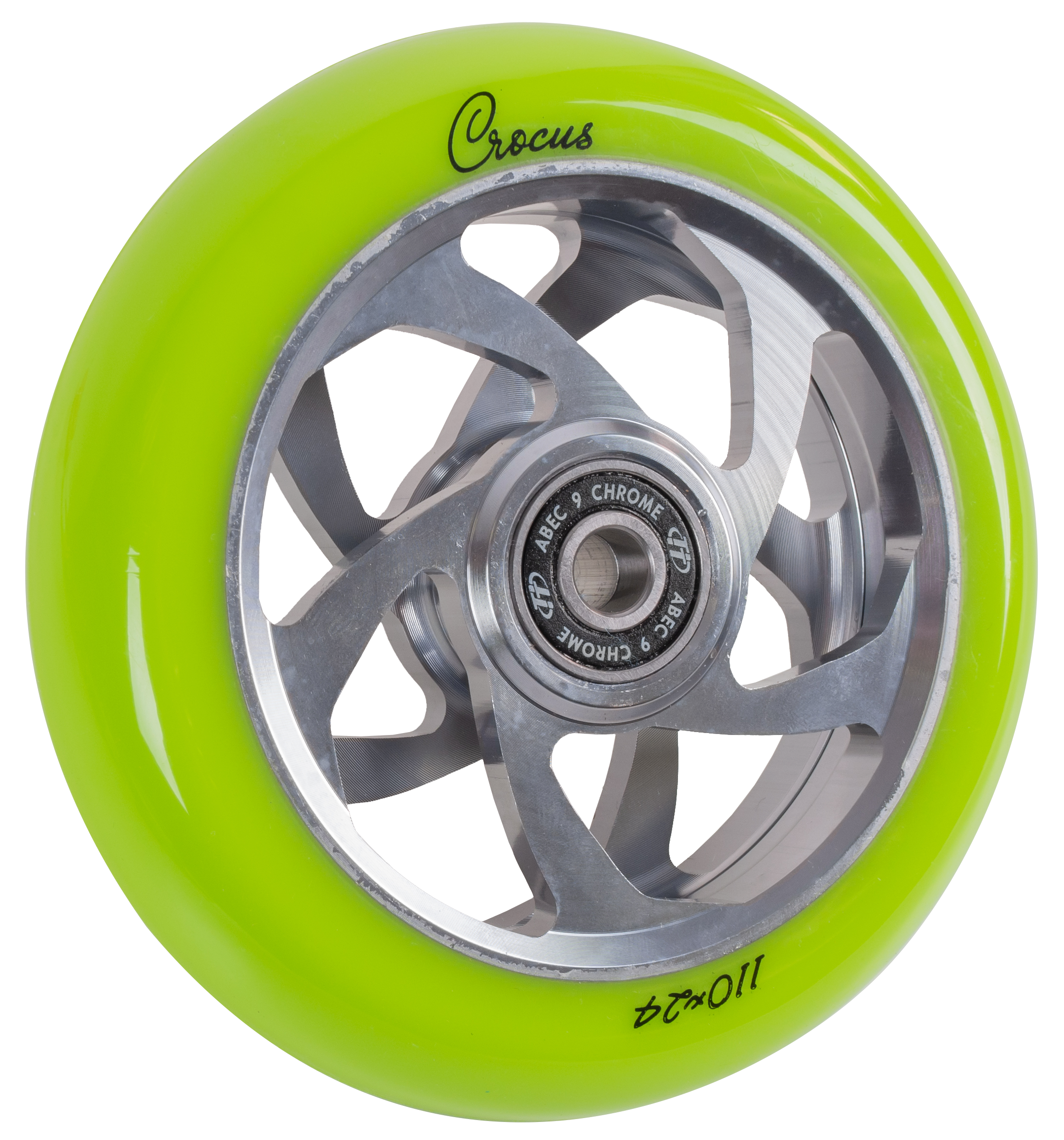 Колесо для самоката X-Treme 11024мм, Crocus, green