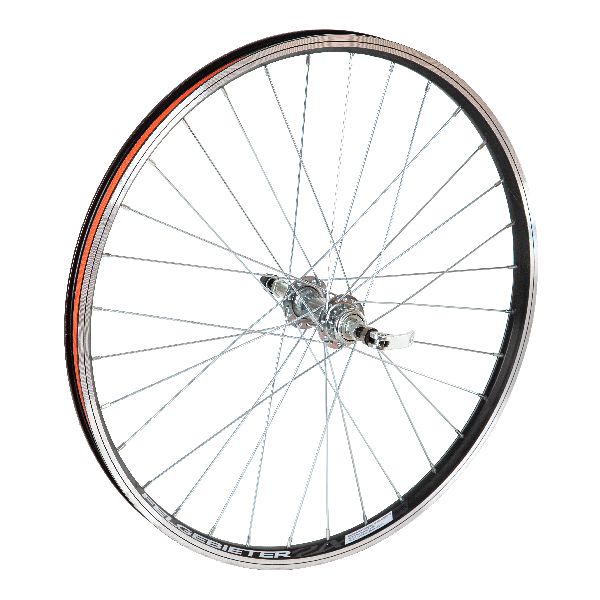 Колесо 24 зад, двустен.обод 32 отв., втулкаSF-A09R Rсталь под V-brake, эксцентрик под трещетку 6-8