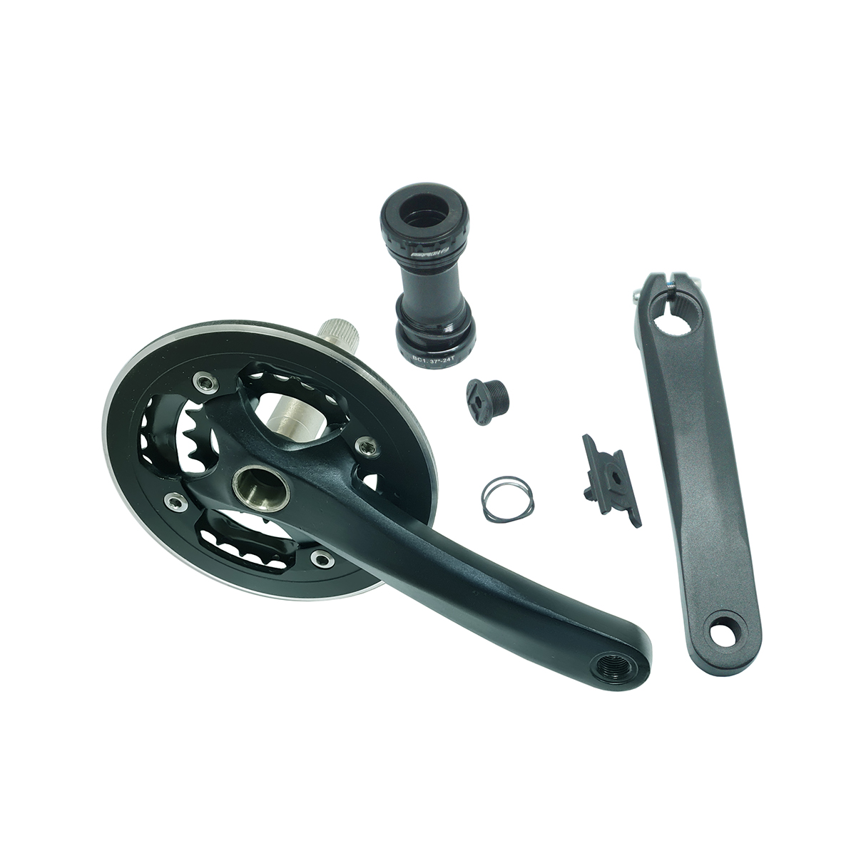 Система HDL-LZDH201 совм. 9S/10S, шатуны алюминиевые 170мм чрные, под шлицы, звзды 22/32T, сталь, BC