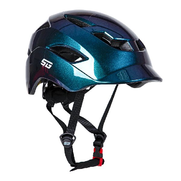 Шлем STG TS-51 с фонарем, M (54-58 см), синий