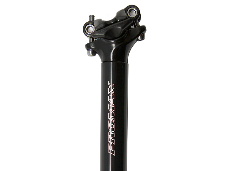 PROMAX Штырь подседельный SP-226 алюм., D29,2 x L400мм, чрный, смещение 0мм, угол -12 - 12, 2 болта