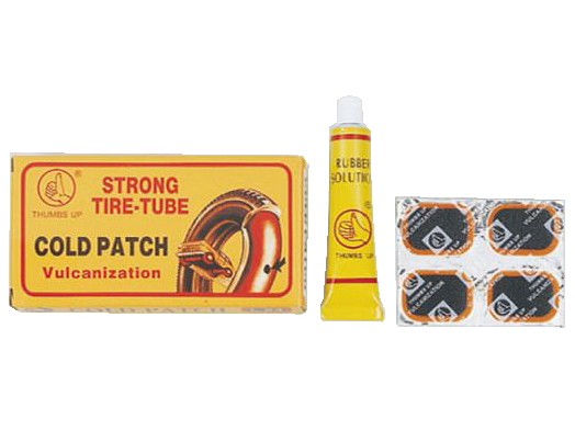 Велоаптечка - заплатки 24х35мм 48шт  клей 20мл