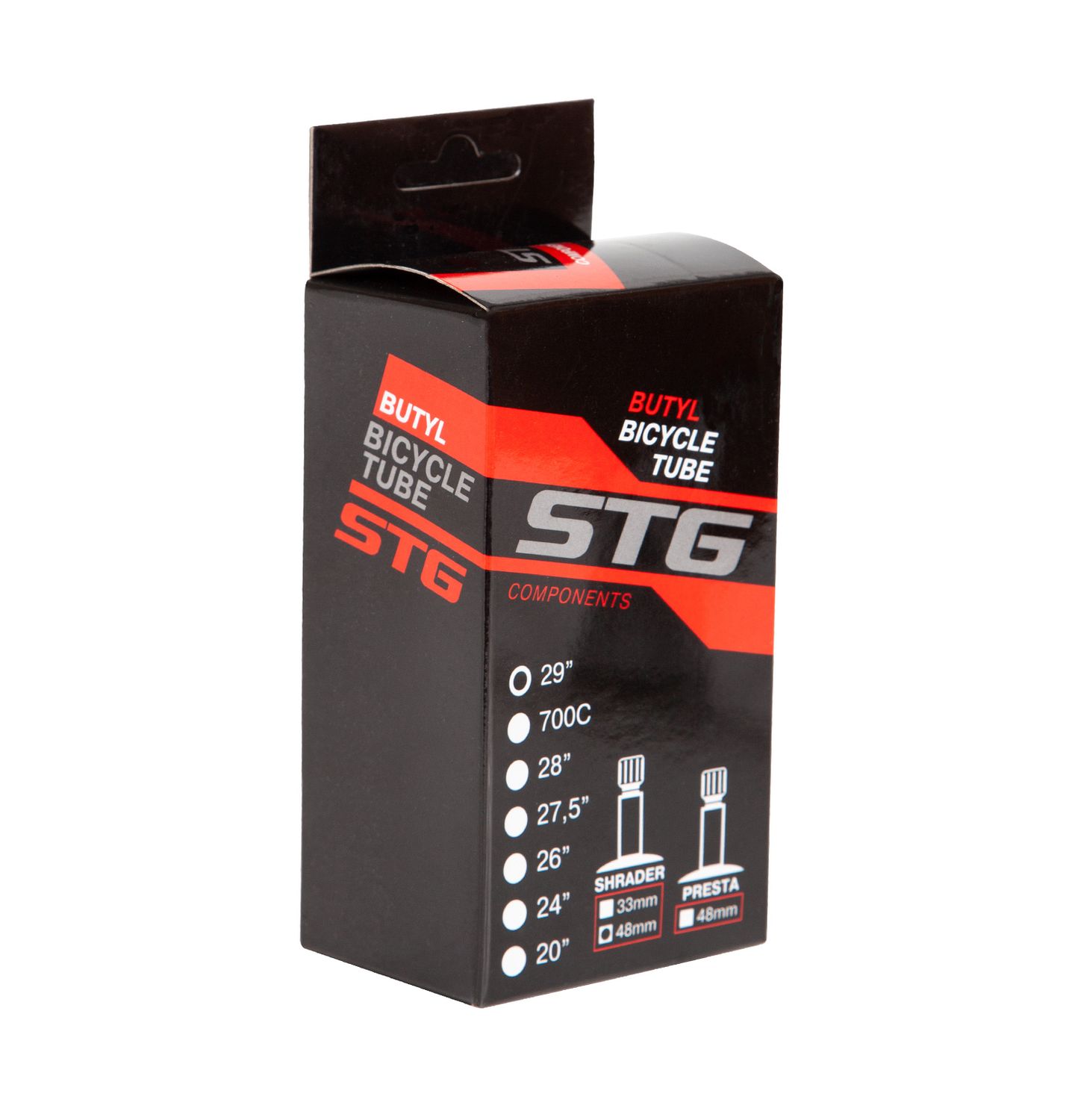 Камера велосипедная STG бутил 29Х1,75/2,125"